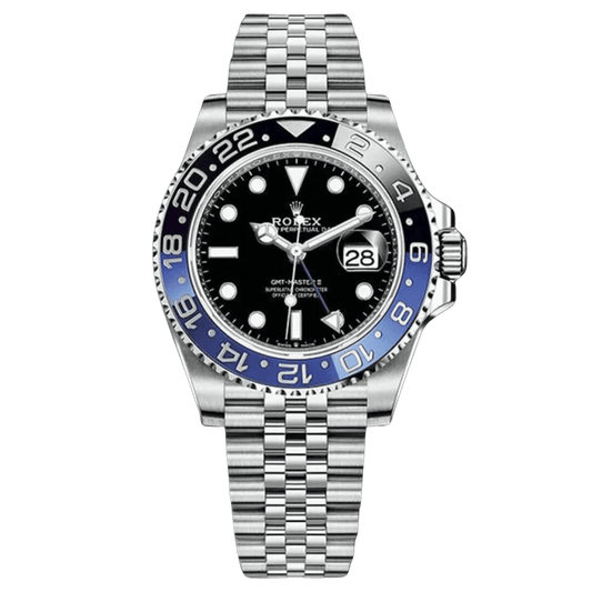 Rolex Gmt-Master Ii Gmt Black Dial Batman Bezel Men Watch 40Mm